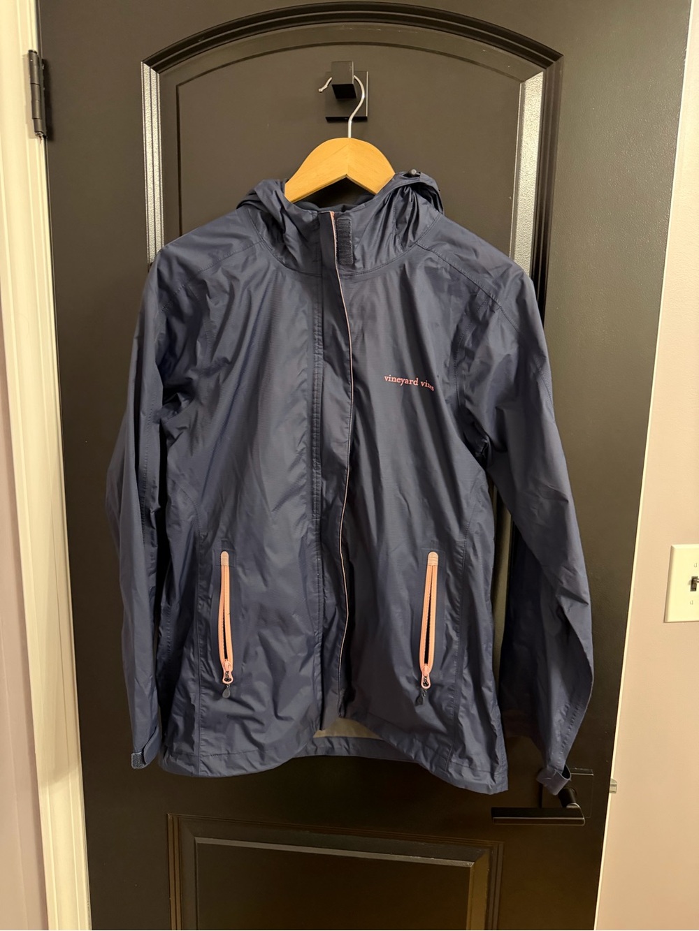 Women’s Navy Vineyard Vines Rain Jacket